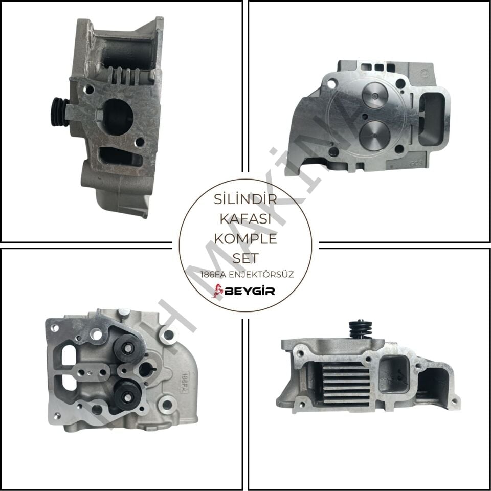 SİLİNDİR KAFASI KOMPLE SET 186FA ENJEKTÖRSÜZ