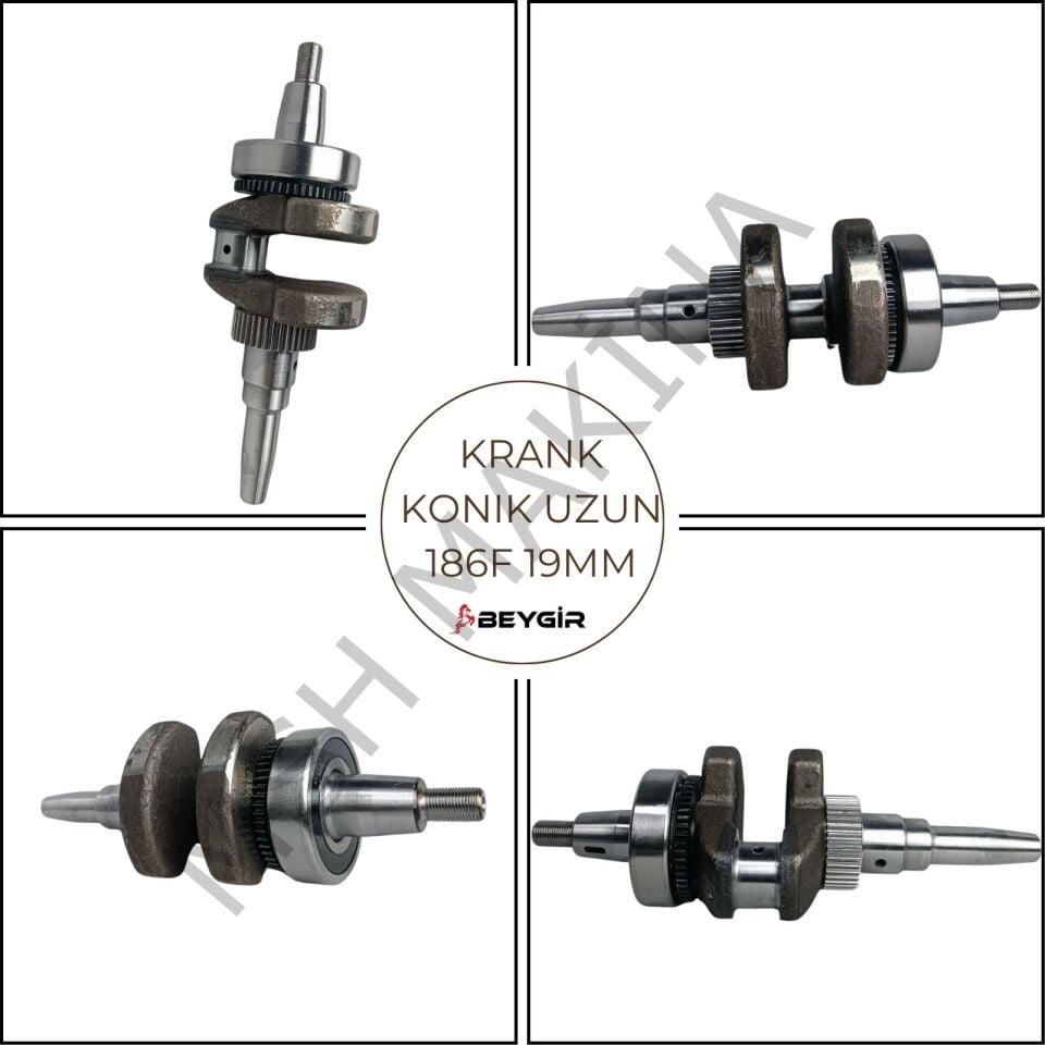 KRANK KONİK UZUN 186F 19MM