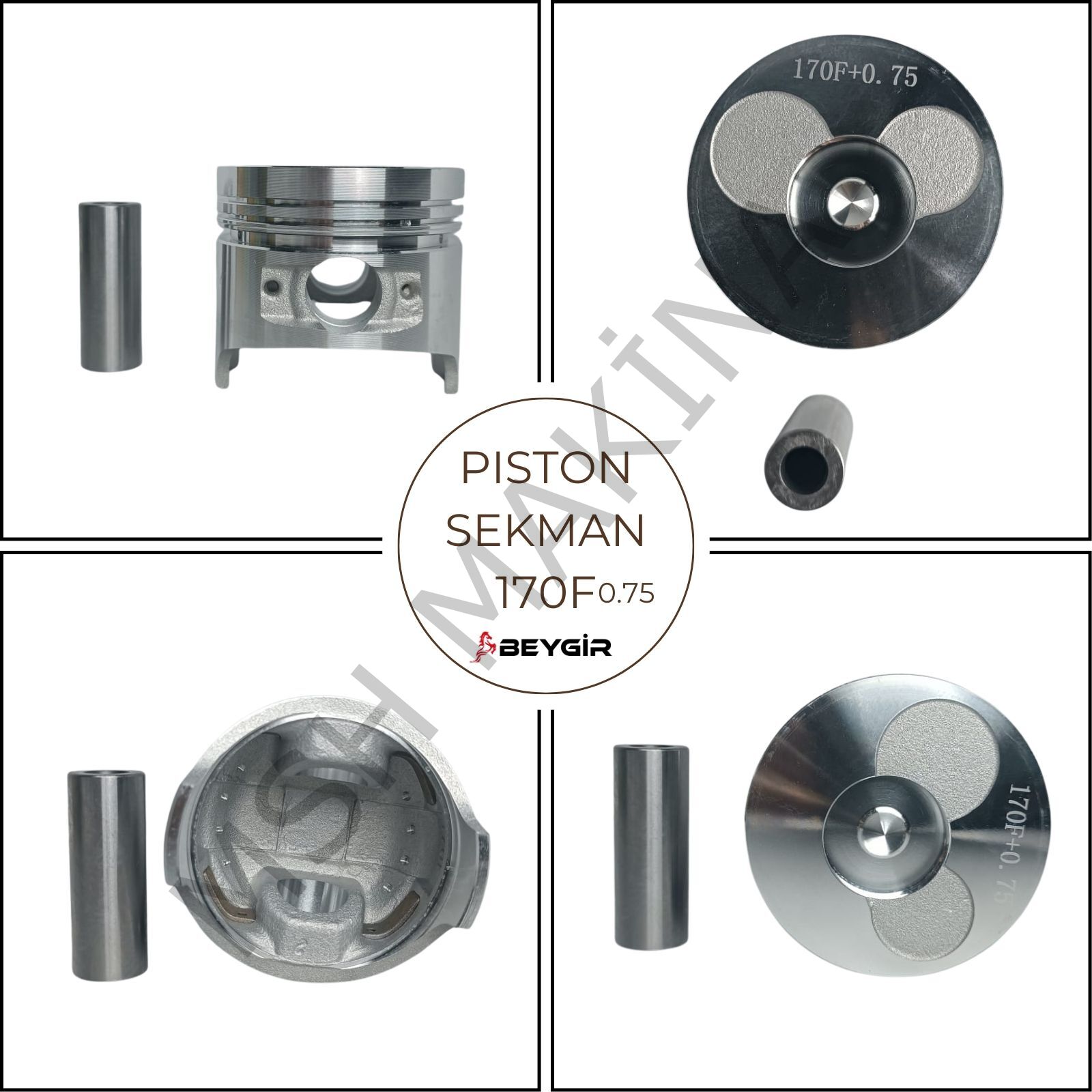 PİSTON SEKMANSIZ 170F- 0.75