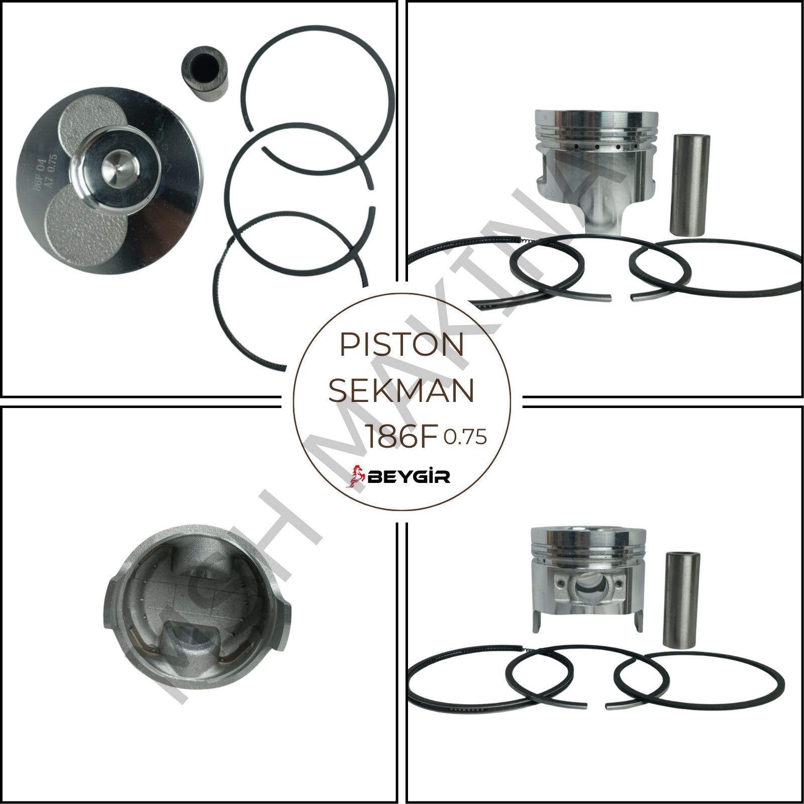 PİSTON SEKMAN 186F- 0.75