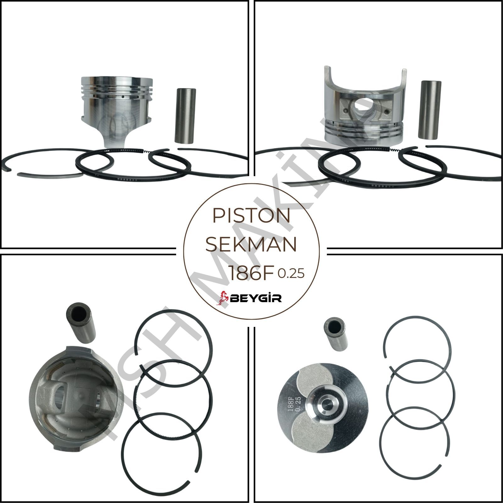 PİSTON SEKMAN 188F- 0.25