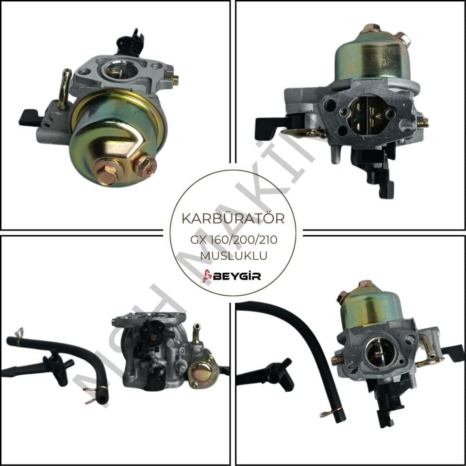 KARBÜRATÖR GX 160 - 200 -210 MUSLUKLU