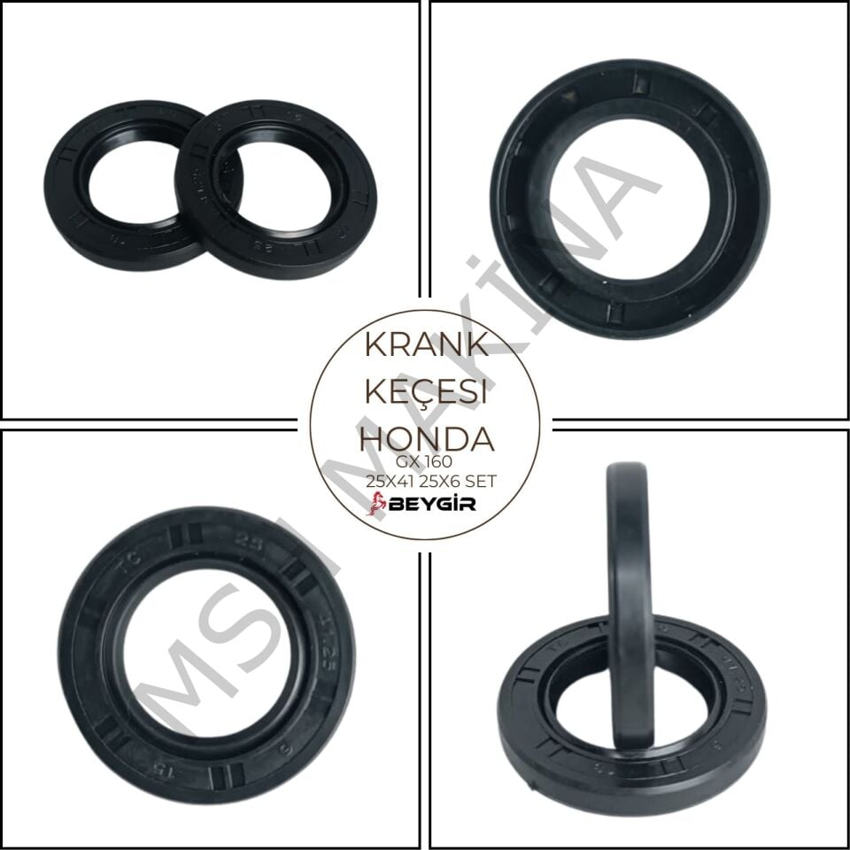 KRANK KEÇESİ GX 160 25x41 - 25x6 (SET)