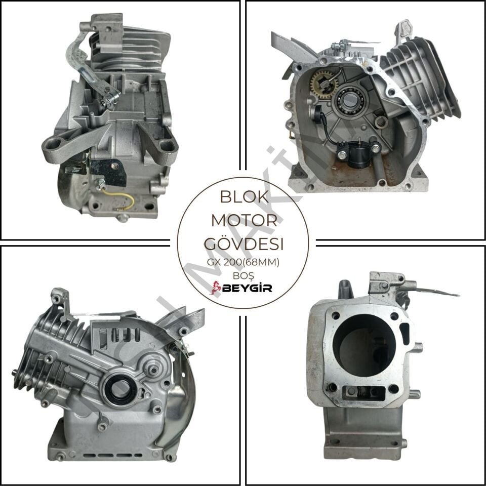 BLOK MOTOR GÖVDESİ GX 200 (68mm) BOŞ