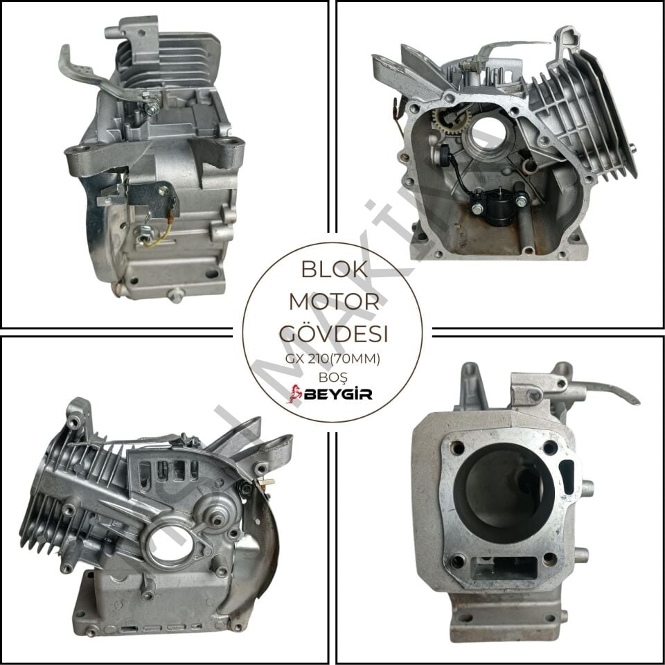 BLOK MOTOR GÖVDESİ GX 210 (70mm) BOŞ
