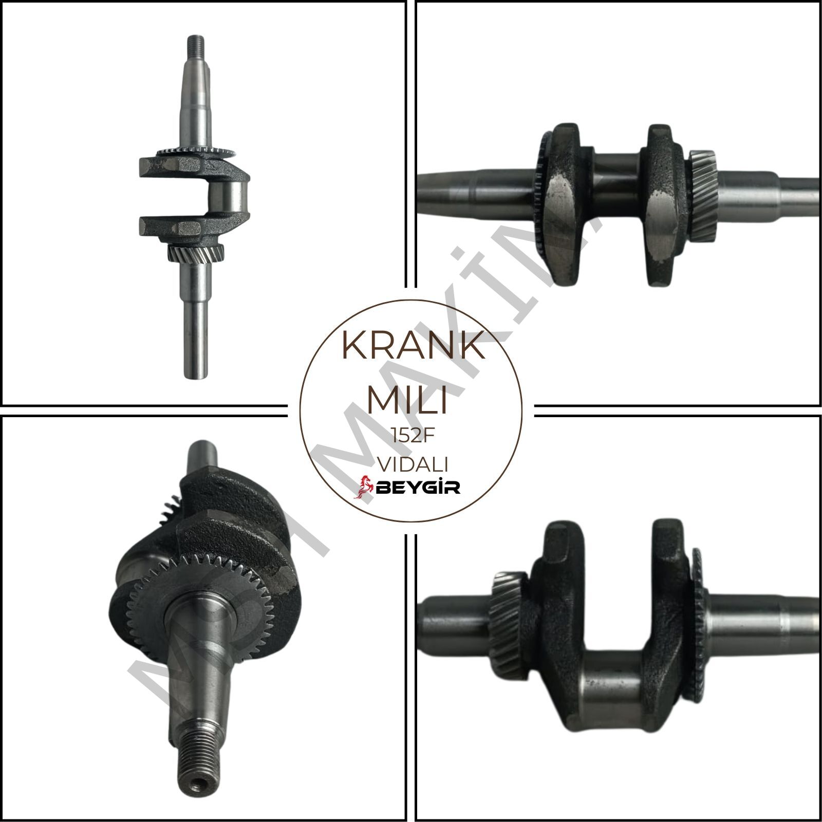 KRANK MİLİ 152F VİDALI