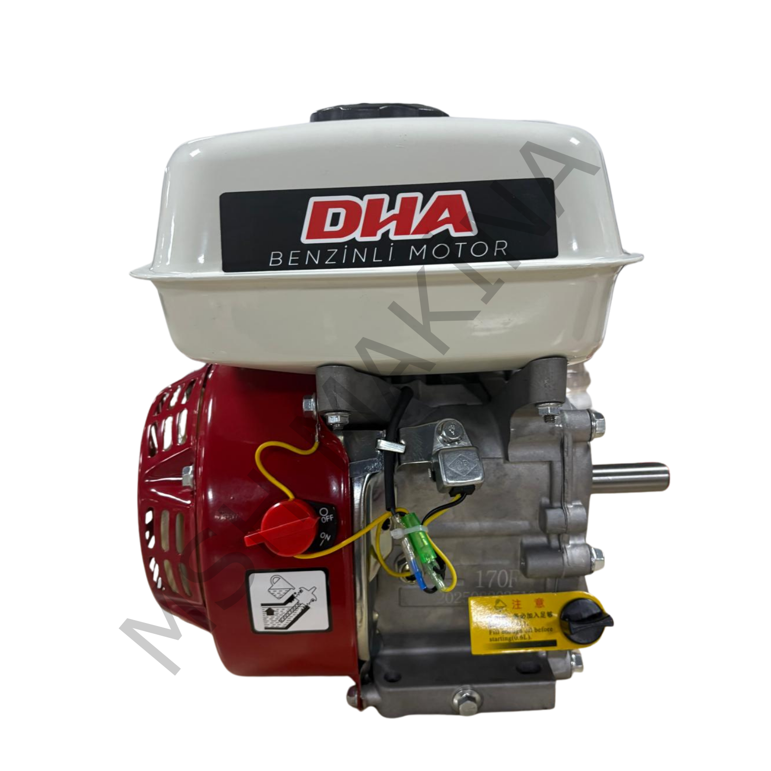 BENZİNLİ MOTOR YATAY MİLLİ FREZELİ 25 MM 7.5 HP