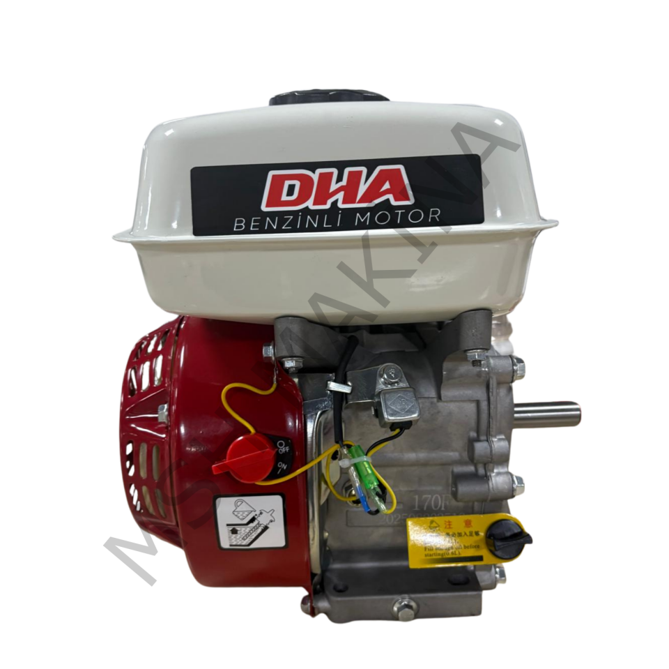 BENZİNLİ MOTOR YATAY MİLLİ FREZELİ 25 MM 7.5 HP