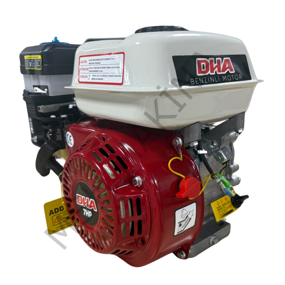 BENZİNLİ MOTOR YATAY MİLLİ FREZELİ 25 MM 7.5 HP