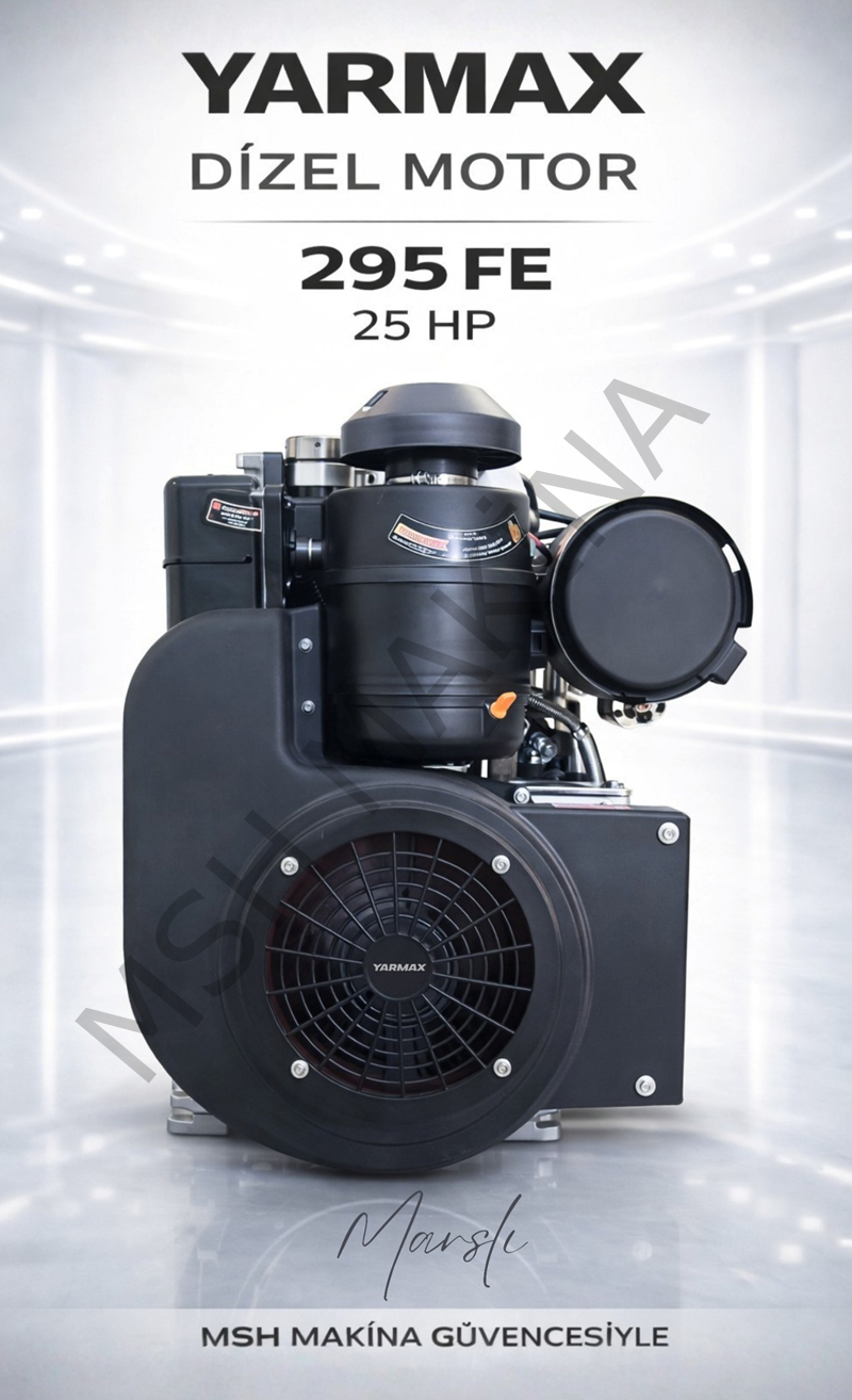 DİZEL MOTOR 295 FE 25 HP MARŞLI