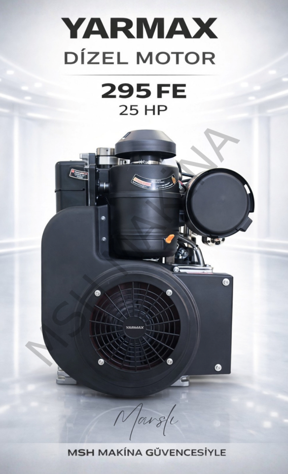 DİZEL MOTOR 295 FE 25 HP MARŞLI