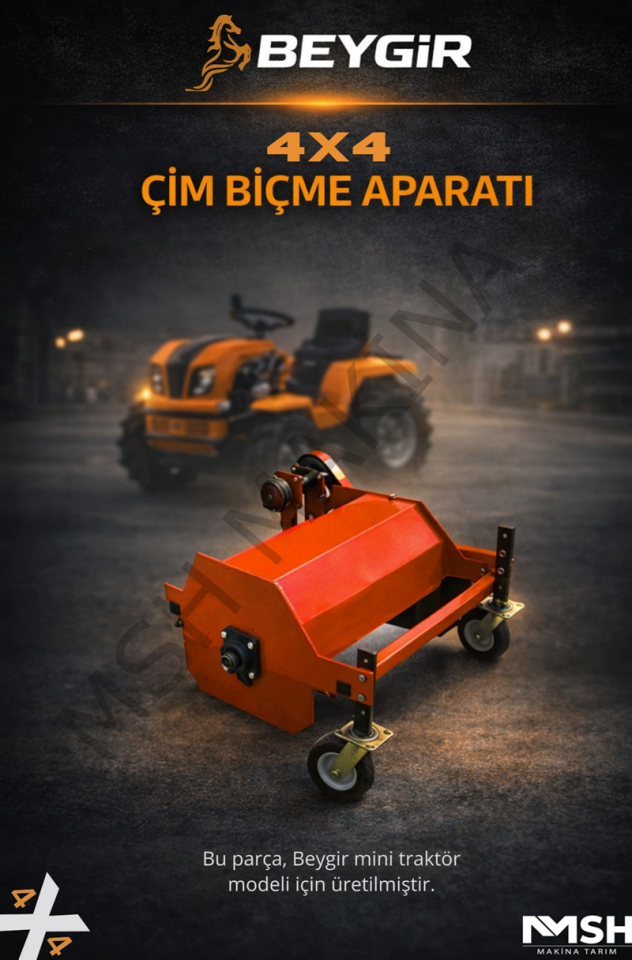ÇİM BİÇME APARATI ARKA 4*4