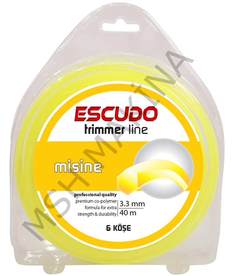 MİSİNA 6 KÖŞE - 3,3 mm SARI